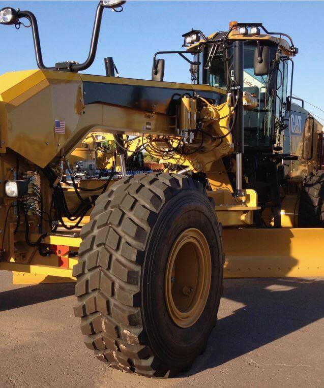 A yellow machine