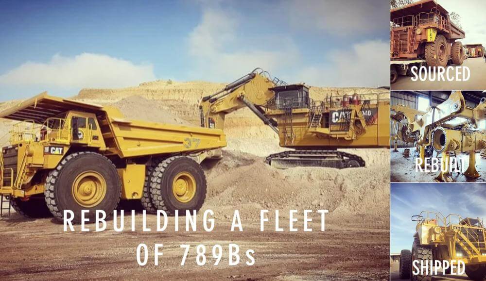 A Caterpillar 789Bs Mining Truck